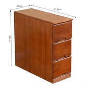 沙发边柜储物柜实木抽屉式25/30cm宽60深客厅边角桌下夹缝收纳柜