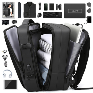 背包男士双肩包超大容量多功能出差旅游旅行背包商务笔记本电脑包