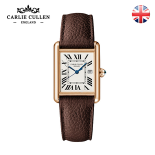 carliecullen凯理凯伦手表，女士方形高端奢华品牌腕表