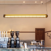 美式复古工业风餐厅吊灯烧烤店咖啡厅吧台创意个性办公室长条吊灯