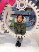 韩国高端品牌冬款男女童羽绒服韩版貉子毛羽绒服