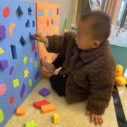 幼儿园几何形状配对eva泡沫，拼插益智区软体积木，墙面玩具墙贴数字