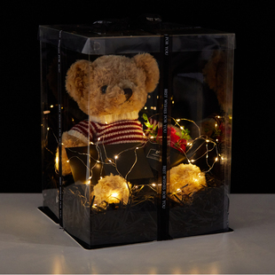 泰迪熊公仔DIY浪漫礼盒毛绒玩具熊娃娃生日礼物抱抱熊抱枕玩偶女