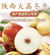 大荔冬枣脆甜可口陕西特产现摘水果产地直发5斤大枣
