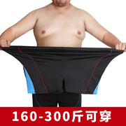 男士泳裤特大码平角，加加大200斤宽松胖子肥佬游泳裤