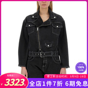 moschino女裤时尚潮流，女牛仔夹克，t恤黑色06043237