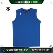 韩国直邮descente运动t恤descentes8121zst51blu0纯色球衣蓝