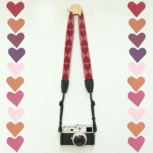 相机带肩带单反微单背带，文艺可爱挂绳适用于佳能拍立得索尼富士