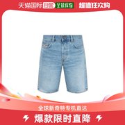 香港直邮潮奢 Diesel 男士Diesel 常规牛仔短裤