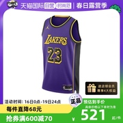 自营nike耐克nba，湖人队詹姆斯男子球衣篮球背心do9530-508