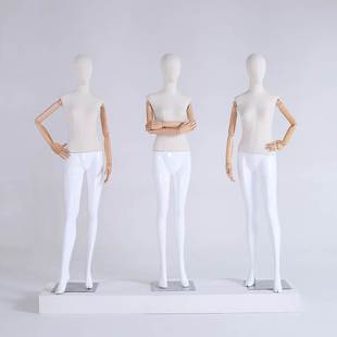 华美服装店模特道具女全身人体橱窗展示女装模特包布手模特架