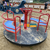 幼儿园室外大型儿童转椅户外玩具圆形转盘手动旋转椅小区游乐设施