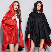 雨衣女两面穿大码斗篷式成人男蝙蝠袖外套宽松加厚雨披便携潮户外