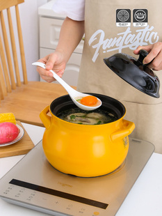 砂锅电磁炉适用 专用燃气两用一体 陶瓷煲汤炖锅  耐高温沙锅