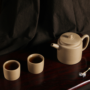 观复博物馆仿时大彬紫砂壶套装宜兴段泥泡茶壶家用中式大容量茶壶