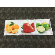 纯手工十字绣成品橙草莓柠檬三联画水果餐厅客厅儿童房