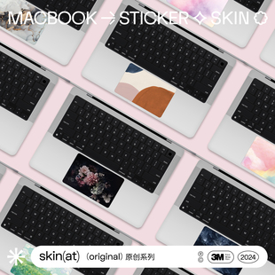 skinat适用于苹果电脑触控板保护膜macbookairpro15触控板，创意透明贴纸macm3m2触控板贴膜