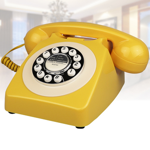 复古仿古欧式电话机座机，老式古董中式时尚创意，家用有线固定电话机