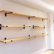厨房隔板层板置物架30宽书架长方形搁置板挂墙上壁挂实木板