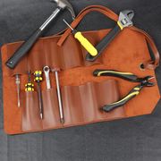 多功能工具卷包皮革便携式维修木工电工包螺丝(包螺丝)扳手收纳五金工具包