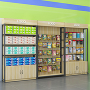 超市货架化妆品展示柜多层便利店水果文具货架仓库零食置物架