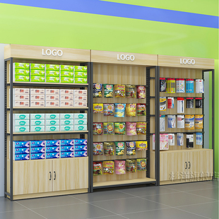 超市货架化妆品展示柜，多层便利店水果，文具货架仓库零食置物架