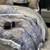 天丝棉印花四件套高档美式花卉，复古高档床，上用被套床单4件套春