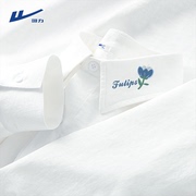 回力衬衫男夏季休闲男士高级感白色长袖2024冰丝短袖衬衣男款