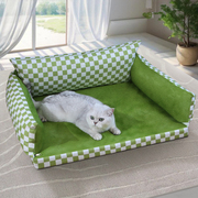 猫窝四季通用猫咪睡觉用可拆洗夏季猫，垫子猫咪床夏沙发狗窝