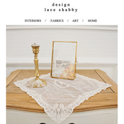 laceshabby复古法式蕾丝，刺绣桌垫桌布餐垫杯垫，摆拍道具背景