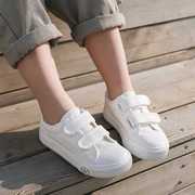 儿童白色帆布鞋男童女童白色板鞋幼儿园小白鞋小学生白球鞋子休闲