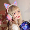 Somic/硕美科耳机头戴式有线手机电脑通用电竞游戏耳麦可爱猫耳朵