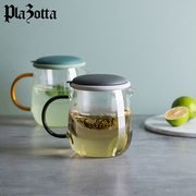德国plazotta泡茶壶玻璃过滤加热单壶家用红茶，煮茶壶玻璃茶具