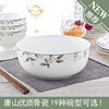碗碟套装家用新骨瓷(新骨瓷)餐具，韩式吃饭碗，大碗面碗7寸8寸饭碗小碗高脚碗