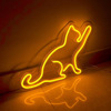 猫霓虹灯动物造型灯猫店，发光招牌儿童卧室，装饰灯12v亚克力灯跨境