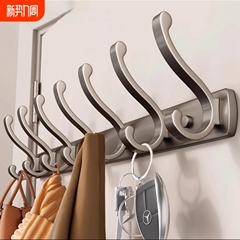 挂衣架墙上壁挂门后挂衣钩免打孔强力承重进门玄关衣服挂架衣帽钩