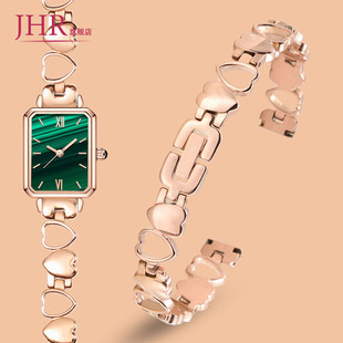 小绿表手表带钢带女表链适配罗拉小绿表阿玛尼dw罗西尼依波聚利时