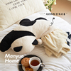 蔓越家ins网红可爱熊猫抱枕，盖毯二合一沙发，毯午睡毯抱枕靠垫靠枕