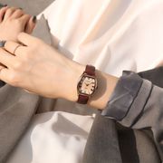 品牌聚利时女表学生，韩版时尚复古罗马刻度男女皮带女生情侣手表
