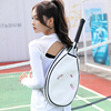 网球包女士单肩斜挎背包ins纯色韩版轻便高颜值羽毛球包男款