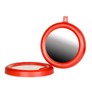 八卦镜子传统老式红色边圆镜子挂大门口对门化解凸镜小凹镜窗家用