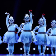 第十二届小荷风采鸿雁高飞儿童舞蹈演出服翅膀的呼唤民族表演服装