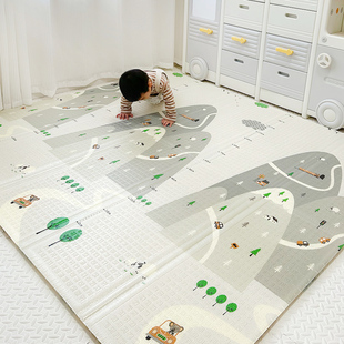 宝宝爬行垫加厚婴儿客厅家用爬爬垫可折叠一整张儿童拼接泡沫垫子