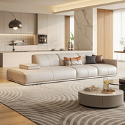 cbd意式极简真皮沙发，头层牛皮直排客厅，组合简约现代大小户型
