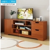 木质现代置物架储物柜套装落地茶几电视柜边柜加高客厅简约单个。