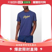香港直邮潮奢 Polo Ralph Lauren 男士徽标印花棉针织T恤