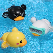宝宝洗澡玩具儿童戏水小黄鸭婴儿沐浴水里玩的鸭子男女孩浴室游泳