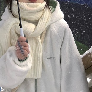 格子围巾冬季女2023高级感韩版百搭保暖大披肩仿羊绒围脖情侣