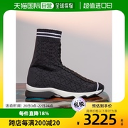 香港直邮FENDI 芬迪条纹针织时尚休闲运动鞋黑色袜靴女鞋