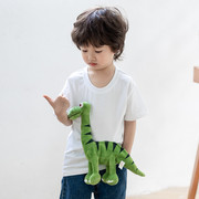 儿童立体t恤动物恐龙，衣服夏季两三岁小童男，女童宝宝短袖纯棉上衣